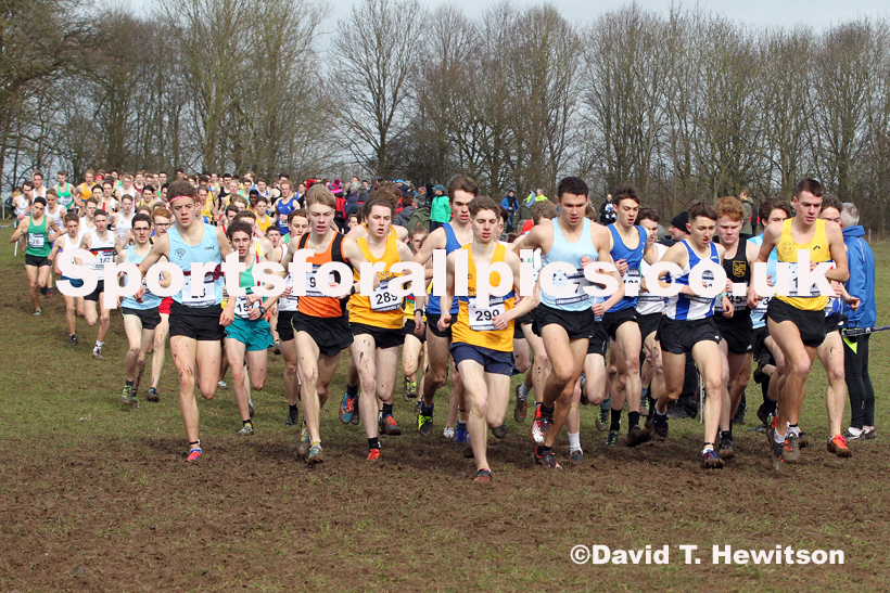 Mens under-20s, 2020 British Athletics Inter Counties Cross Country Champs., Prestwold Hall, Loughborough. Photo: David T. Hewitson/Sports for All Pics